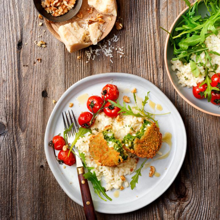 Garden Gourmet Risotto mit Knuspertaschen